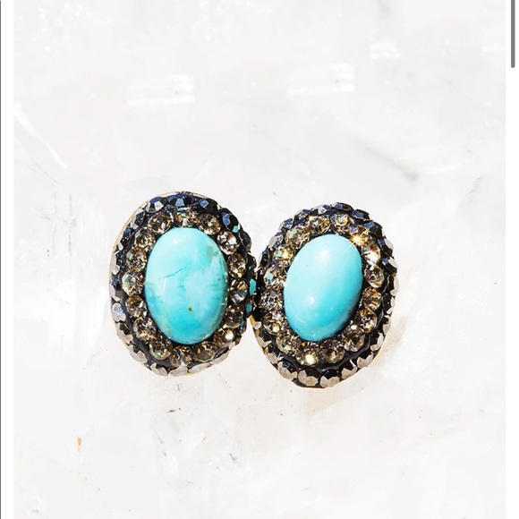 native gem Jewelry - Native Gem Everyday Studs in Turquoise